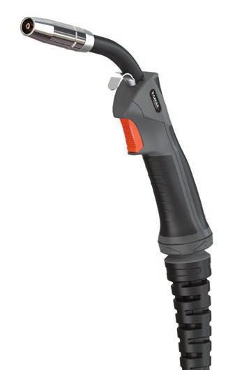 Suregrip TM A-LW Mig/Mag Torch Range SGA-LW255A Air-Cooled Mig Welding Torch Rating: 270A CO 2 240A mixed gas, EN60974-7 @ 35% duty cycle. 0.8 to 1.