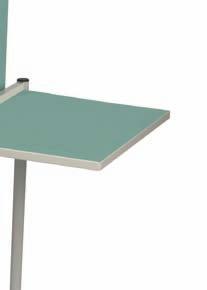 0kg) Hinged writing flap provides a work area at