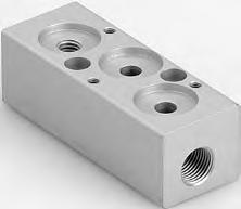 Accessories for manifolds adapting plate for separate air inlet adapting plate for separate air exhaust 1/8 NPT US00.