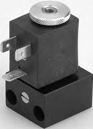 Solenoid valves on manifold The following products are sold without coils.