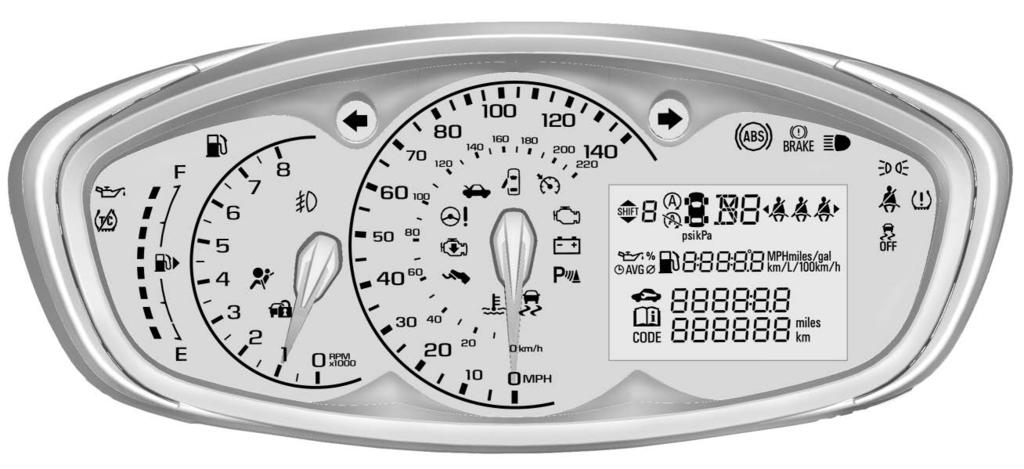 108 Instruments and Controls Instrument Cluster
