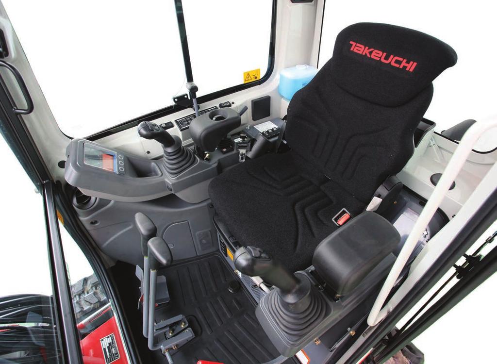 TOUGH, POWERFUL, RELIABLE Multi-Informational Display Pilot Operated Controls Comfortable Seat
