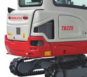 OPERATING PERFORMANCE Operating Weight - Cab 2,400 kg Operating Weight - Canopy 2,265 kg Bucket Capacity (Heaped) 0.064 m³ Slew Speed 9.7 min-1 Travel Speed 1st 2.