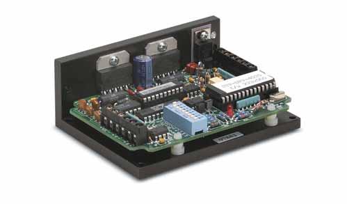 Features Drives sizes 17 through 34 step motors Pulse width modulation, MOSFET 3 state switching amplifiers Phase current from 0.4 to 3.