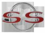 TRUNK, TAILGATE & REAR EMBLEMS TRUNK, TAILGATE & REAR EMBLEMS 4501 1968 SS 396 Rear Panel Emblem with Fasteners... ea. 57.