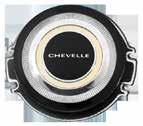 95 2121 1969 Chevelle AM/FM Stereo Radio Lens Green Letters, Light Green Top Edge... ea. 30.95 4615 4616 4450 1967 Chevelle SS Horn Button Emblem Only... ea. 37.
