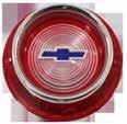 95 A2150D 1962 Tail Light Lens, Clear with Clear Bowtie... ea. 18.