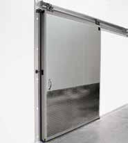 LWP GATE / CAFE TRAFFIC: Pedestrian DOOR BODY:.06 thick tempered aluminum alloy, shown above with optional high-pressure laminate.