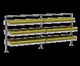 dividers, 15pce to suit #31700 shelving kit 1555mm long shelving bay kit with 3