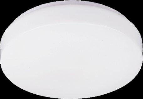 enclosed drum 7200 SERIES Enclosed drum fixture with white acrylic lens for soft, glare free illumination. Suitable for either ceiling wall mount. Comes standard with lamps installed.