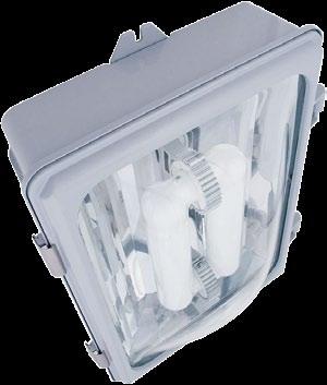 Item # Watts Initial Lumens Dimensions GSi-100 100 8,000 19 3/4" - 14 3/4" - 7 1/2" GSi-150 150 12,000 INDUCTION HIGH BAY HBi Perfect for warehouses,