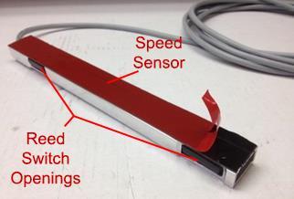 Holder Place the speed sensor on a location where it is free from obstacles all the way up and