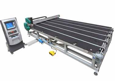 343 BCS 353 BCS 363 BCS Cutting, grinding and marking table fully integrated with manual or automatic loading and breakout modules, intended for applications requiring high productivity.