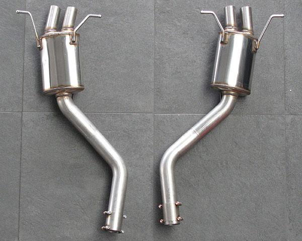 Exhaust systems sport rear muffler adoption of OEM tailpipes Order-No.