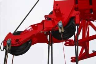 Planetary drive offers free swing or automatic brake application for operator preference. Maximum speed 2.5 RPM with a 13 ft 10 in. tailswing.