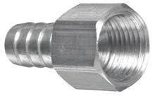 Sec. 13 BRASS FIT TINGS Ball End Joint Adapter To Taper Male Pipe Auveco Male N.P.S. Male N.P.T. Unit Part No. Thread Thread Pkg. 445...1/4"...1/4"...10 448...1/2".