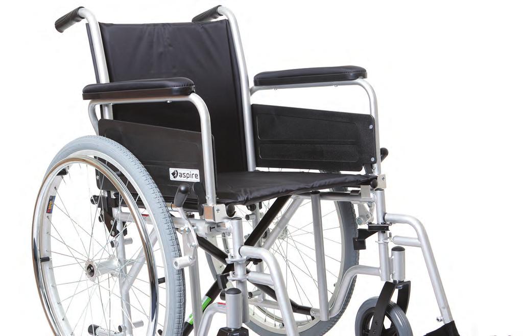 ASSIST The Aspire ASSIST steel frame wheelchair offers a