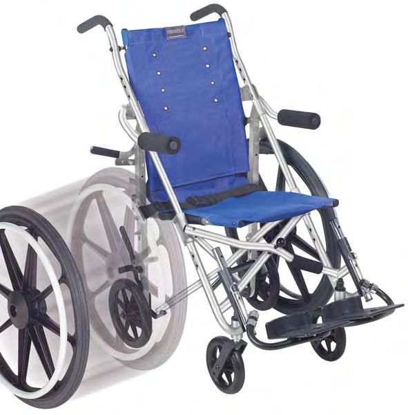 Convertible 17 10º Fixed Tilt Promotes an upright position for individuals with good trunk strength and upper body