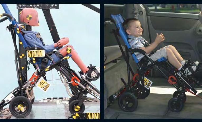 Why Buy a Convaid? SAFETY Safety is our number one priority! Since 1990, Convaid has been an industry leader in crash testing wheelchairs for tie down aboard a bus or van.