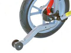 wheels from turning side to side.