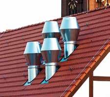 Fresh air and exhaust air systems GENERAL INFORMATION Along with the façade and the outdoor area, the roofs of buildings are the place where fresh air enters and exhaust air exits HVAC systems.