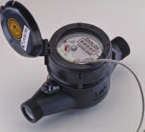 PLASTIC WATER METER Quick Facts The plastic water meter doesn t require power and utilizes a reed switch to provide a pulsing dry contact signal.