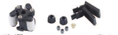 QuickPro PUMP HEAD PARTS QuickPro PUMP HEAD PARTS QuickPro PUMP HEAD SERVICE KITS Connecting Nuts 1/4" (2) Roller Assembly (1) Ferrules 1/4" or 6 mm (3) Latches (2) Duckbill (1) 26-100 psi only Pump