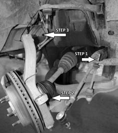 instructions Medium-strength thread-lock (blue Loctite) is recommended on all bolts. 1. Please read the installation guidelines for instructions on how to properly lift and secure the vehicle. 2.