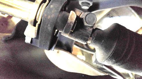 Look for worn out bushings, ball joints, etc. If anything looks suspicious, now is the time to replace it. 3. Remove the wheels and then unbolt the brake calipers. Tie them up out of way.