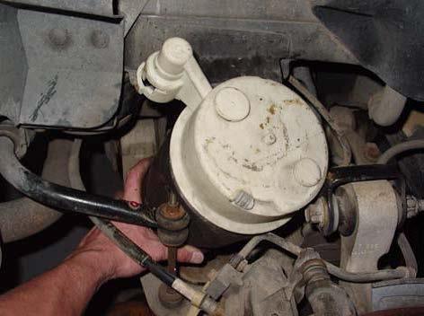 Remove the air spring from the lower control arm.