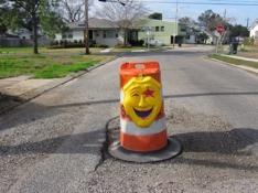 handy-dandy pothole guide Paint