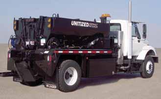 VARIETY OF MODELS TO MAKE YOUR CHOICE EASY Truck Mounted Patcher Our top of the line, fully equipped asphalt patcher.