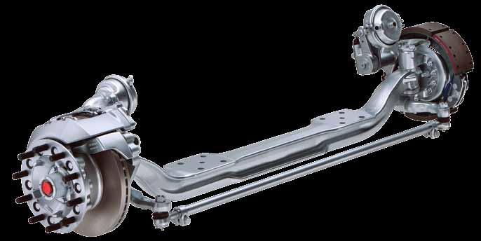 MERITOR FRONT NON-DRIVE STEER AXLES Proven Meritor axle leadership has resulted in a broad range of front non-drive steer axles that combine unsurpassed steering control, durability and low