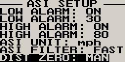 Any speed above this value will activate the alarm. Select your preferred units.