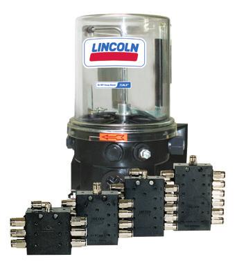 Quicklub pumps supply small to mid-sized machines and systems with up to 250 lube points.