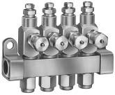 Oil Injectors Series SL-43 For single-line central lubrication system. For dispensing fluids or semi-fluid lubricants. Output is externally adjustable.
