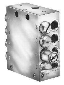 Divider Valves SSV Divider Valves The SSV Divider Valve is the heart of a manual or automated Quicklub system.