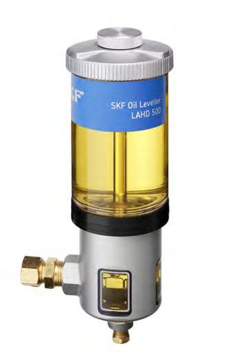 Oil inspection & dispensing Automatic adjustment for optimal lubricating oil level SKF Oil Levellers LAHD series