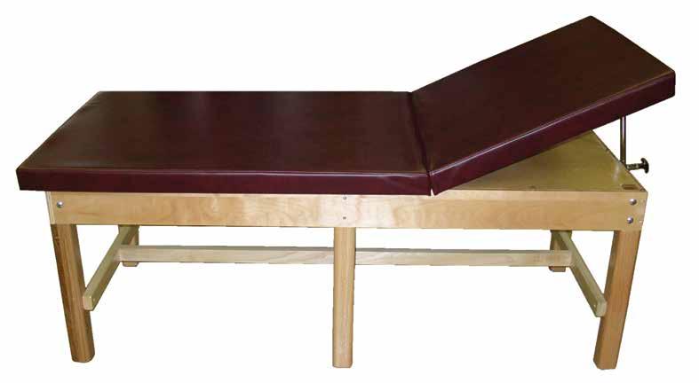 Choice of optional Bailey upholstery Colors  6 Leg and special frame design allows 1000 pound patient capacity 34"