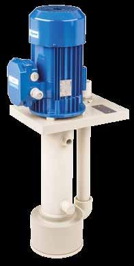 CTV in PP & PVDF CTV Pumps in PP & PVDF PP PP (polypropylene) is suitable for most type of chemicals at temperatures up to 7 C. Ideal for pickling baths and acid degrease solutions etc.