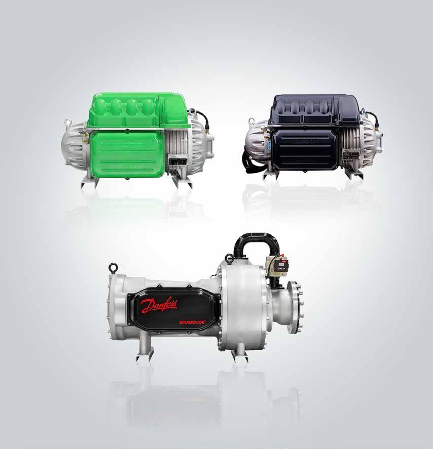 Fact Sheet Models TT, TG, and VTT The Danfoss Turbocor Portfolio of Oil Free Compressors Highly efficient compressors that reduce OEMs operating and