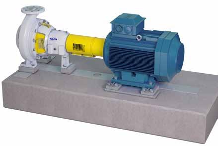 Versatile installation options Fast and simple installation of Long Coupled (LC) pumps with T-frame baseplates The purpose of the baseplate is to facilitate installation of the pump-motor combination