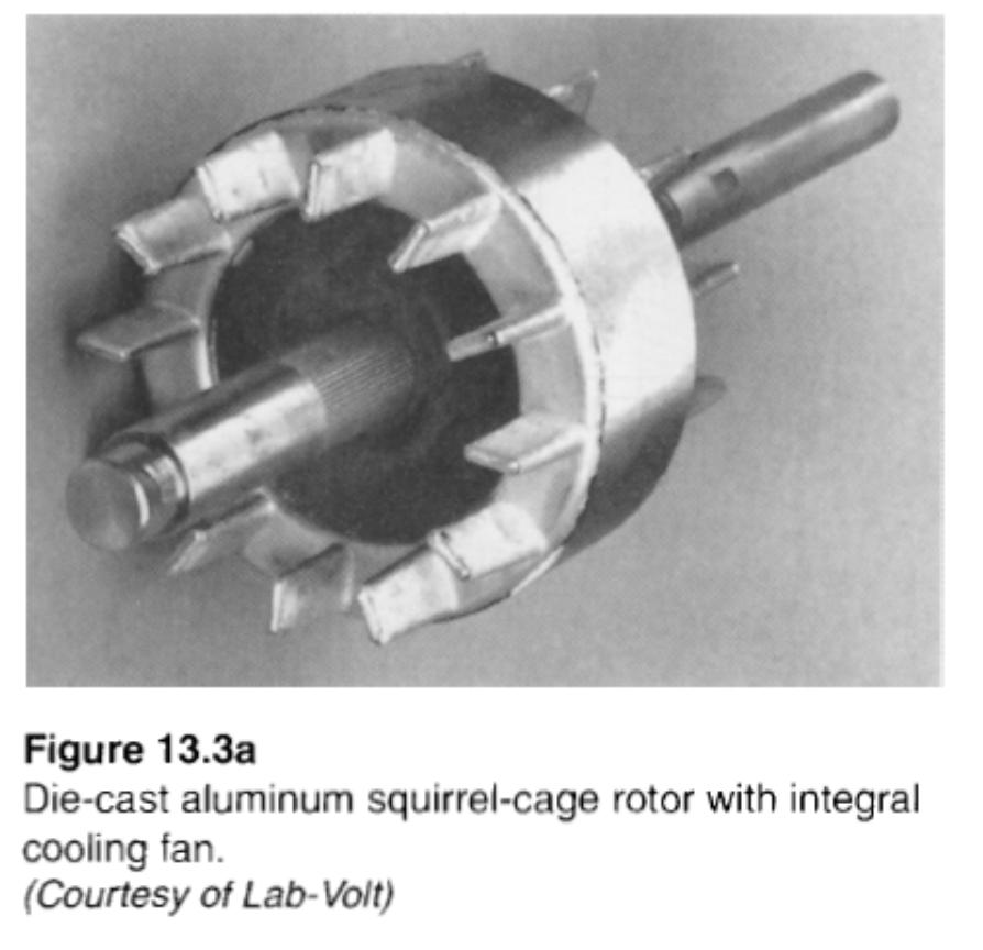 Squirrel Cage Rotor More adopted in induction motors