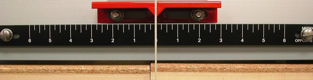 Measure from the gauge side of the opposite Reference rail to the string and record the second measurement. The two measurements should be the same, if not split the difference.