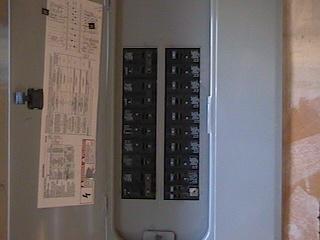 A circuit breaker is a device which prevents too much electricity from