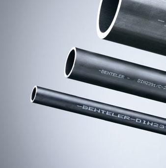 Seamless and welded precision steel tubes Benteler Zista 07 Dimensions 4.75 x 0.5 mm to 12 x 1.