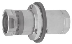 Fittings Safety reak-away Couplings - reaking olt Series Industrial Version The breaking bolt industrial breakaway coupling is designed to minimize spillage and damage associated with drive away and