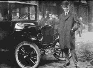 1908 Henry Ford unveils his Model T, designed to