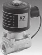 port pilot operated solenoid valve KZV3 Series Port size: Rc1/ to Rc JIS symbol How to order KZV3 15A Specifi cations Item KZV3-15A KZV3-0A KZV3-5A KZV3-3A KZV3-40A KZV3-50A Working fl uid Steam,