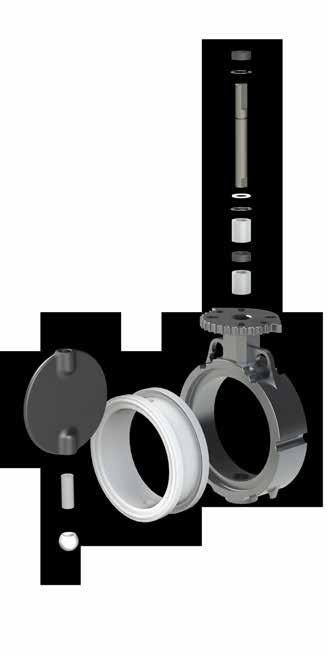 780 Series Butterfly Valves Features: Available in sizes 3 thru 6 One